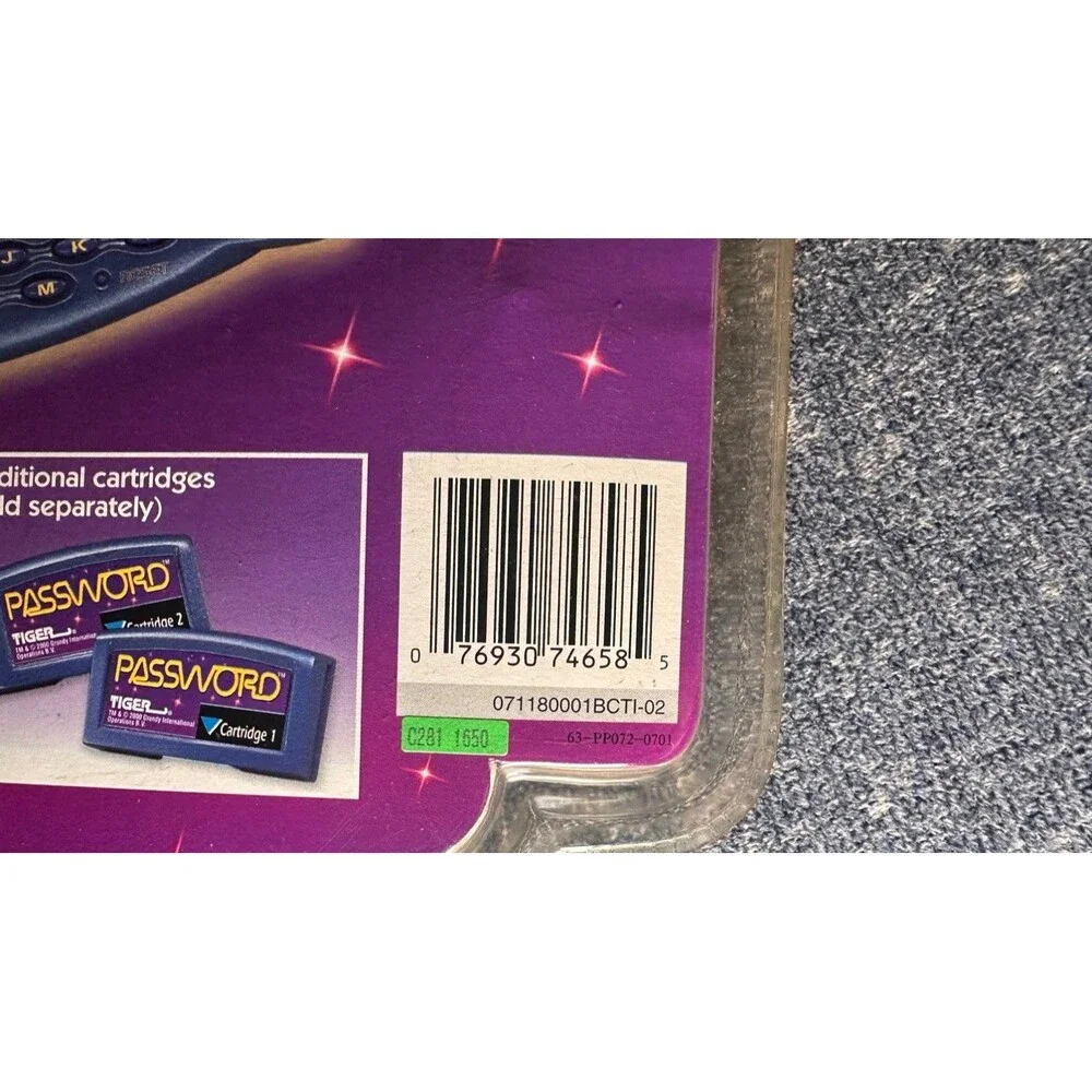 Tiger Electronics Super Password Brand New & Sealed 2000